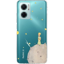 Redmi Note 11e Uyumlu Küçük Prens Tasarımlı Baskılı Silikon Kılıf Renkli