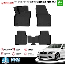 Paspasları, Bmw 5 Serisi F10 2013-2016 3d Lazer Ölçülü Kokusuz Kaymaz Önvearka
