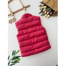 Miniğimin Cicileri Minigimin Cicileri Cepli Unisex Şişme Yelek - Nar Çiçeği Narçiçeği