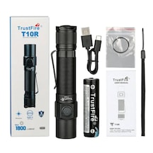 Trustfire T10r Taktikal Fener 1800 Lümen Siyah