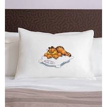 Bk Gift Eğlenceli Kedi Tasarımlı Pamuklu Yastık Kılıfı-5 50x70cm , Sevgiliye , Ev si, Tasarım Ev Tekstili