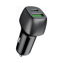 Concord C-774 36 W PD+QC 3.0 USB-A USB-C Araç Şarj Başlığı