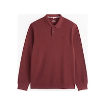 Levi's Ls Orıgınal Erkek Polo Yaka Bordo Uzun Kollu T-shirt 00aut-0002-23942