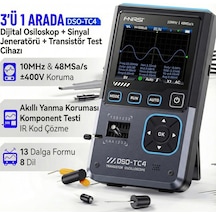 Fnırsı Dso-tc4 10mhz 48ms/s 3'ü 1 Arada Osiloskop Transistör Test Ve Sinyal Jeneratörü