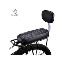 Valkyrie Çocuk Ve Yetişkin İçin Bisiklet Arka Koltuğu, Sele Sırtlıklı Yumuşak Minder Bagaj Koltuğu Siyah