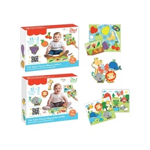 Eğitici Tak-çıkar Puzzle Seti Hayvanlar + Meyve Sebze 2 Li Set 3+