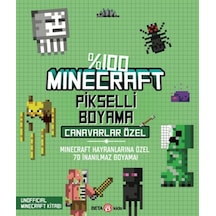%100 Minecraft Pikselli Boyama - Canavarlar Özel - Ihzz-728198