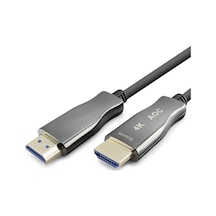 Fiber Optik Hdmi 2.0 Kablo 4k 60 Hz 10 M Siyah Gri Hdx2055