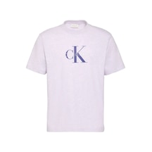 Calvin Klein Ss Hero Monologo Tee, R9e, S Mor Erkek T-shirt