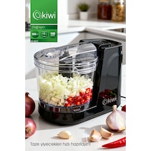 Kiwi KC-8217 350 ML Kapasiteli & Paslanmaz Çelik Bıçaklı Mini Gıda Doğrayıcı