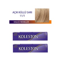 2 Adet Single Tüp Boya Saç Boyası Açık Küllü Sarı 11/1