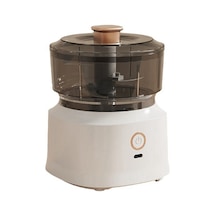 Elektrikli Sarımsak Püresi Öğütücü, Gıda Doğrayıcı, Beyaz Beyaz