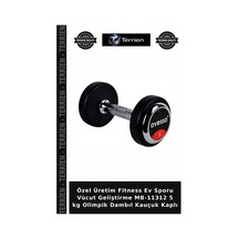 Özel Üretim Fitness Ev Sporu Vücut Geliştirme Mb-11312 5 Kg Olimpik Dambıl Kauçuk Kaplı Diğer