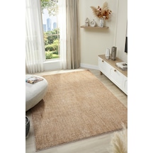 Mariesse Home Wool Serisi Bukleli Yumuşak Dokulu İskandinav Dokuma Halı 1086-hardal