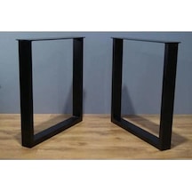 İlgitrafik Masa Ayağı Kütük Bahçe Mobilya Ayakları Metal Masa Ayak 70X60 Cm (436318489)