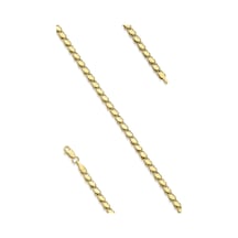 Fiyonk Kuyumculuk 14 Ayar Altın Pullu Bileklik 4 Mm Rose Pembe Altın