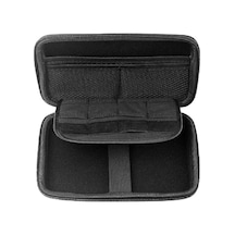 Vkemall Siyah Pu+eva 3c Dijital Aletler Çantası, Seyahat İçin Çok Fonksiyonlu Elektronik Cihaz Saklama Çantası 19 12 4.5cm Siyah