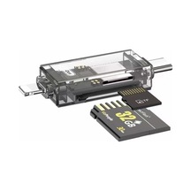 Go Des GD-DK007 Type-C ve Lightning Çıkışlı SD-Micro SD Hafıza Kart Okuyucu