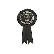 Mustafa Kemal Atatürk Yaka Rozeti Kokartı