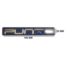 Fiat Uyumlu Punto Krom Yazı Mavi Noktalı 20 195 Mm