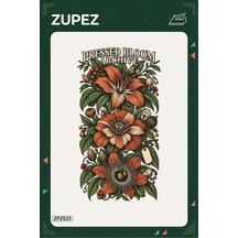 Zpz825 Pressed Bloom Archive Ütüyle Uygulanabilir Transfer Baskı - 911529882