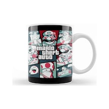 Qwertee Mario Kupa Bardak Porselen Karışık