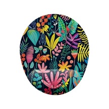 Tropikal Çiçek Desenli Bilek Destekli Mouse Pad