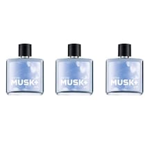 Avon Musk+ Air Erkek Parfüm EDT 75 ML x 3