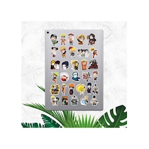 Anime 31'li Macbook Notebook Tablet Telefon Ajanda Laptop Defter Sticker Seti Diğer