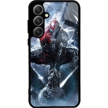 Samsung Uyumlu A35 Spiderman Tasarımlı Glossy Telefon Kılıfı Çok Renkli