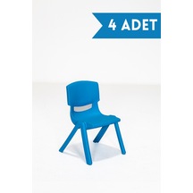 Modalife Junior 4 Adet Kreş Anaokulu Çocuk Sandalyesi Sert Plastik