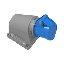 Bemis Bc1-1403-2535 3/16a 2p+e 220v Cee Norm Ip44 90 Derece Eğik Duvar Prizi
