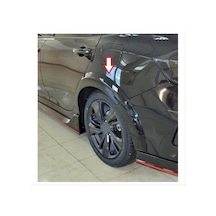Autogp Honda Civic Fc5 Uyumlu Arka Çamurluk Kabartma Dizayn A 2016-20 Cm2012fc5dod1