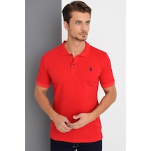 T8561 Dewberry Erkek Tshırt-kırmızı Kirmizi