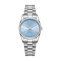 Roche Montre Rml5017-01 Quartz Çelik Gri Mavi Kadran Safir 32 Mm Kadın Kol Saati