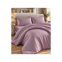 Pamuk Saten Soft Touch Premium Çift Kişilik Özel Kutulu Nevresim Takımı Seti 4 Parça Mürdüm - 943622227 Mürdüm