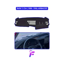 Bmw E34 Airbagsiz 1988-1996 Torpido Örtüsü Güneşten Korur Kolay Montaj Tam Uyum C95