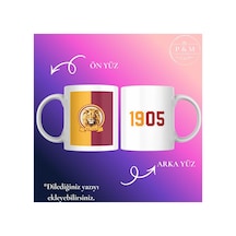 Sarı Kırmızı Aslan Kişiye Özel Taraftar Kupa Bardak Gs1 Gs1