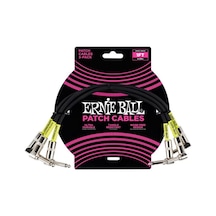 Ernıe Ball P06075 1Ft - 3Lü Paket Siyah Kablo