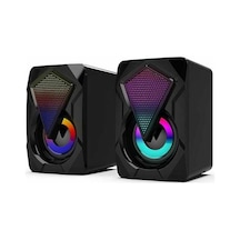 Bilgisayar Hoparlörü Rgb Led Işıklı