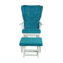 Asedia Mama Puflu Lake Mavi Minderli Sallanan Emzirme Koltuğu