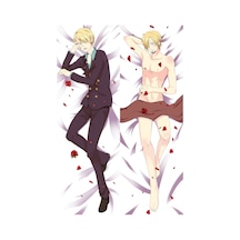 Sanji Desenli Çift Yön Baskılı Sarılma Yastığı Kılıfı Çok Renkli