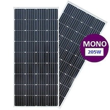 205 W  W Monokristal Güneş Enerji Paneli