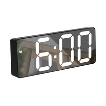 Dijital Masa Saati Alarm Erteleme, Gece Modu Ve Ses Kontrollü Akıllı Led Saat Diğer