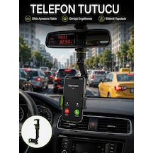 Ayarlanabilir Dikiz Aynası Telefon Tutucu Görüş Açısını Engellemeyen Araç Aparatı Diğer