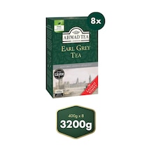 Ahmad Tea Early Grey Dökme Siyah Çay 8 Li Avantaj Paket 3.2 Kg 8 X 400 Gr