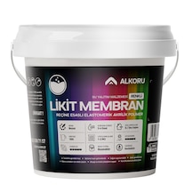 Alkoru 1 Kg Beyaz Likit Membran Renkli Reçine Esaslı