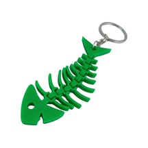 3d Haraketli Balık Anahtarlık - Yeşil