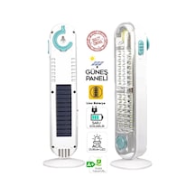 V-005 42 Ledli+fener Solar Güneş Panelli Ultra Güçlü Ledli Ş Tdrtr Çok Renkli