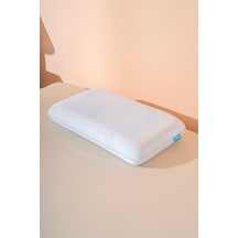 Visco Terletmeyen Ortopedik Yastık Serinleten Visco Yastık Jelli Yastık 70 40 12cm Beyaz